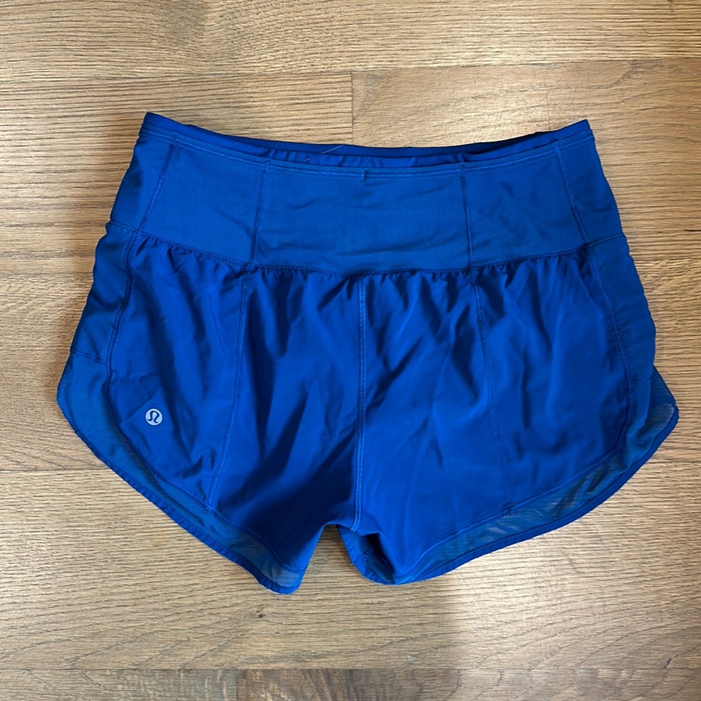 Lululemon speed low rise shorts